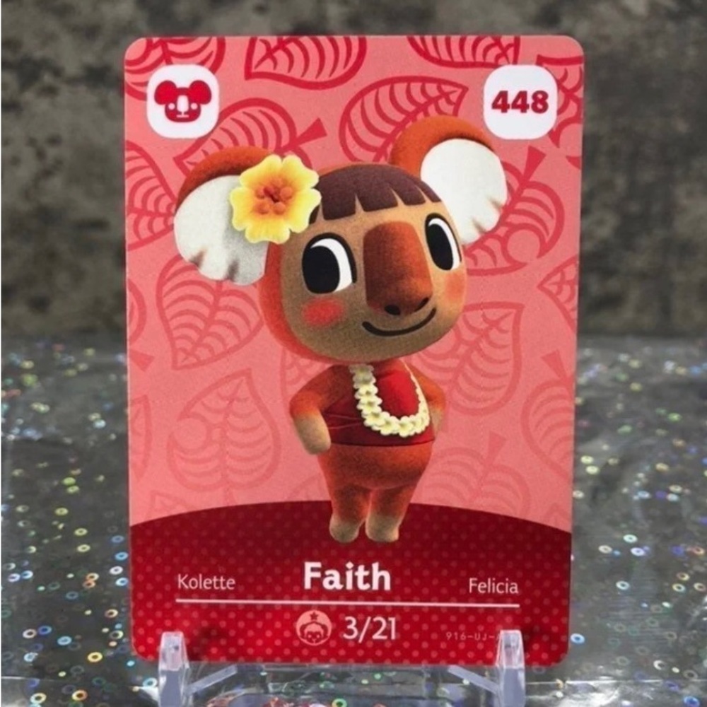 Faith #448 Animal Crossing Amiibo Card